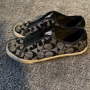 Coach slip on shoes